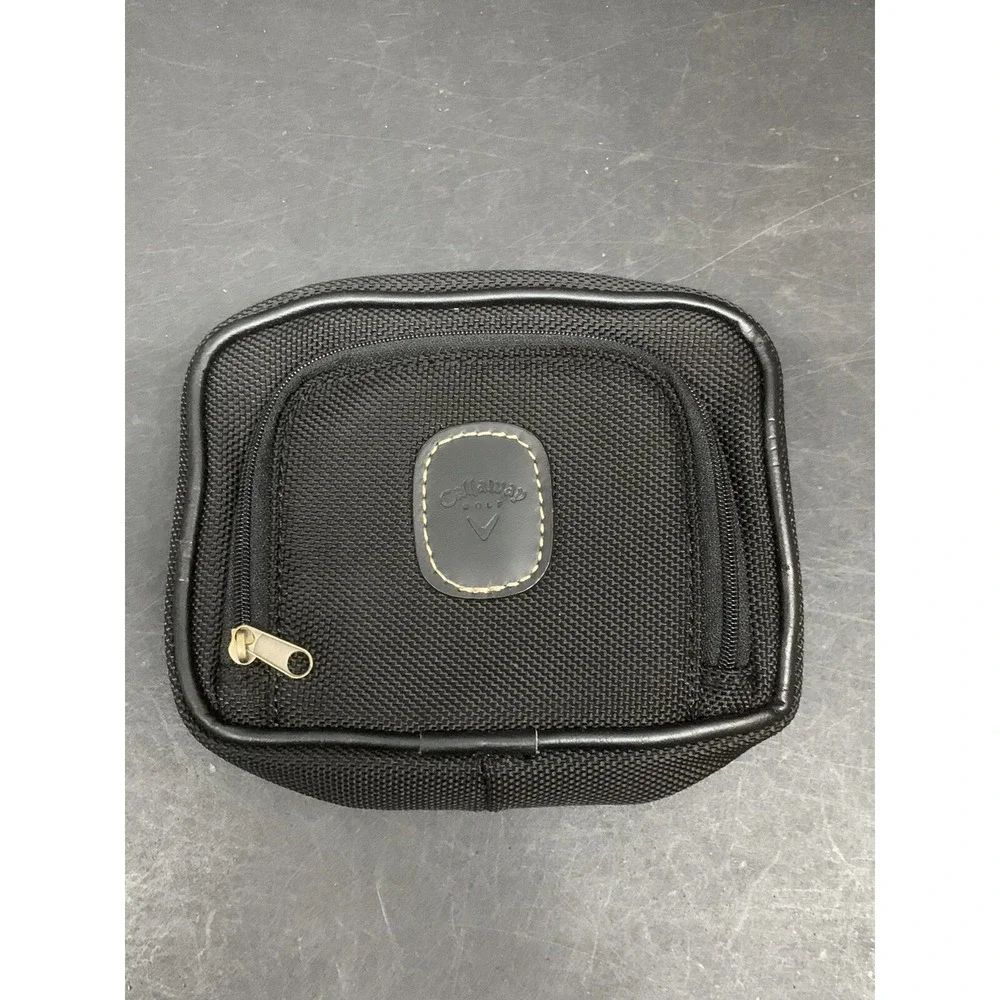 Callaway Golf Rangefinder Case Ball Tee Black Zipper